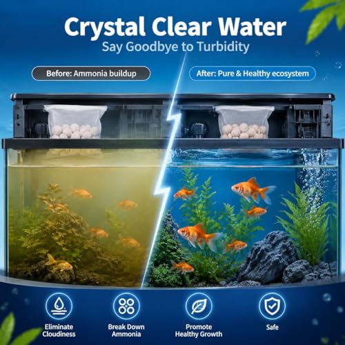 Image of Sukh 30oz Ceramic Bio Balls - 4 Bags Fish Tank Sphere Filter Media Nano-Tech Bio-Spheres Bio Media for Aquarium,Fish Tank Sump,Pond,Freshwater,Canister Filter and Koi Ponds