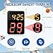 Suzile 2 Units Basketball Shot Clock with Controller, 24 Seconds Countdown Timer, Wireless Portable Shot Clock with Buzzer