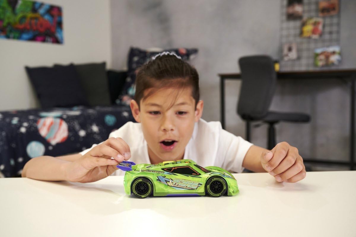 Dickie 203763009 Light Streak Speed Tronic 20 cm Vehicle with Retro-Friction Sound and Light Functions for Ages 3 and Above