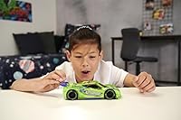 Vista 6 de Dickie 203763009 Light Streak Speed Tronic 203763009 - Vehículo de 7.9 in con función de sonido y luz de fricción retro para edades de 3 años