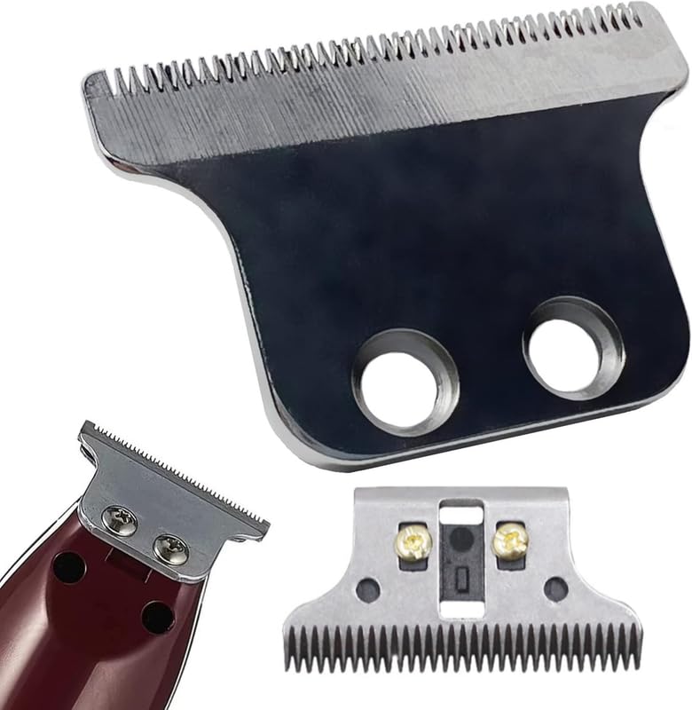 Replacement T-Wide Trimmer Blades Compatible with 5 Star Series Detailer (8081) Cordless Detailer LI (8171) T Blade For Men's Shaver(Silver)