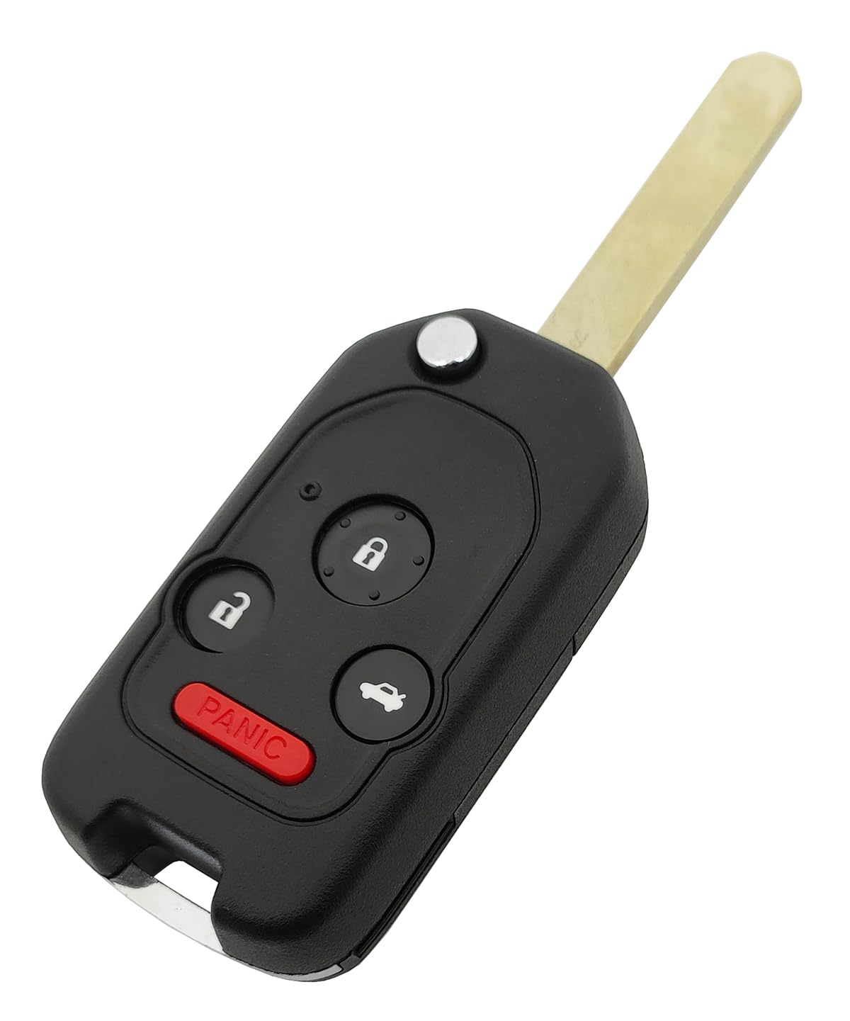 Custodia In TPU Per Portachiavi Honda – Modelli Accord, Civic, Pilot, CR-V – Colore Bianco Con Dettagli Oro - 5