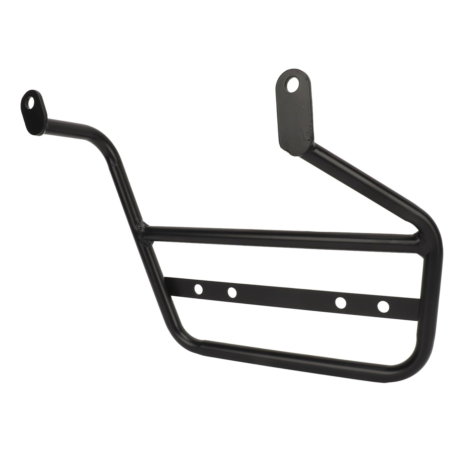 Supporto per borsa da sella per portapacchi laterale per moto compatibile con CB1100 EX CB1100 RS dal 2017 al 2023 Sinistra 12 mm Ferro anodizzato duro nero (Destra HC593 BBZJ)