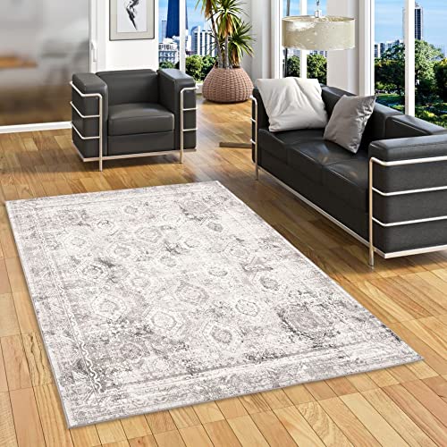 Pergamon Tawira Vintage - Alfombra De Diseño - Antracita Clásico - 5 Tamaños Pergamon Tawira Vintage - Alfombra De Diseño - Antracita Clásico - 5 Tamaños