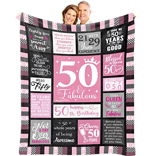 80th Birthday Gifts for Women, Birthday Gift for 80 Year Old Woman, Best Gifts for 80th Birthday Decorations for Women, Gifts for 80 Year Old Woman Throw Blanket 60"x50"