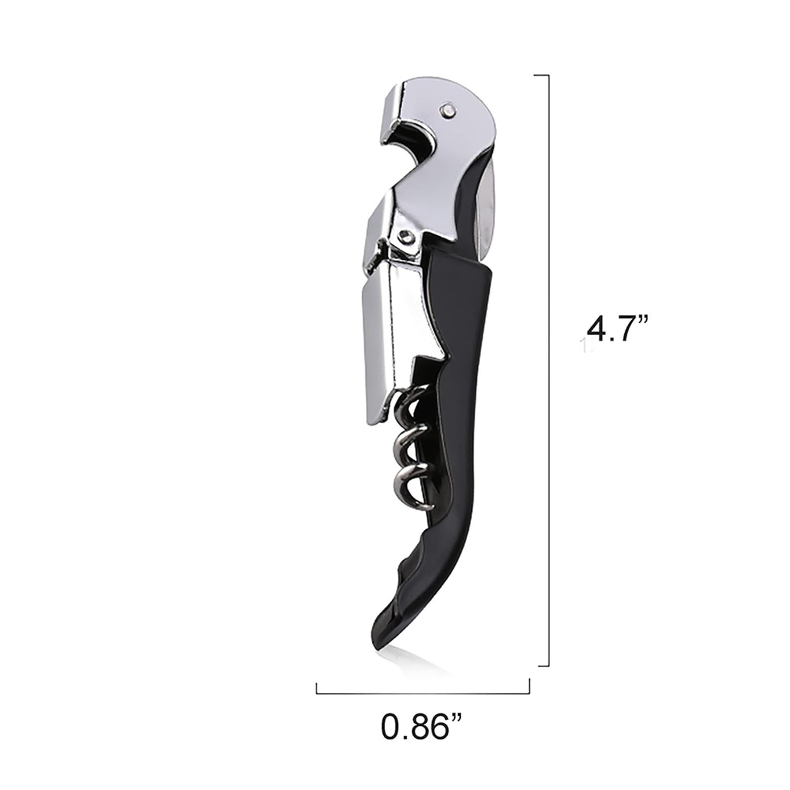 Cavatappi Professionale 3 In 1 Acciaio Inox - Per Vino, Con Tagliacapsule E Leva