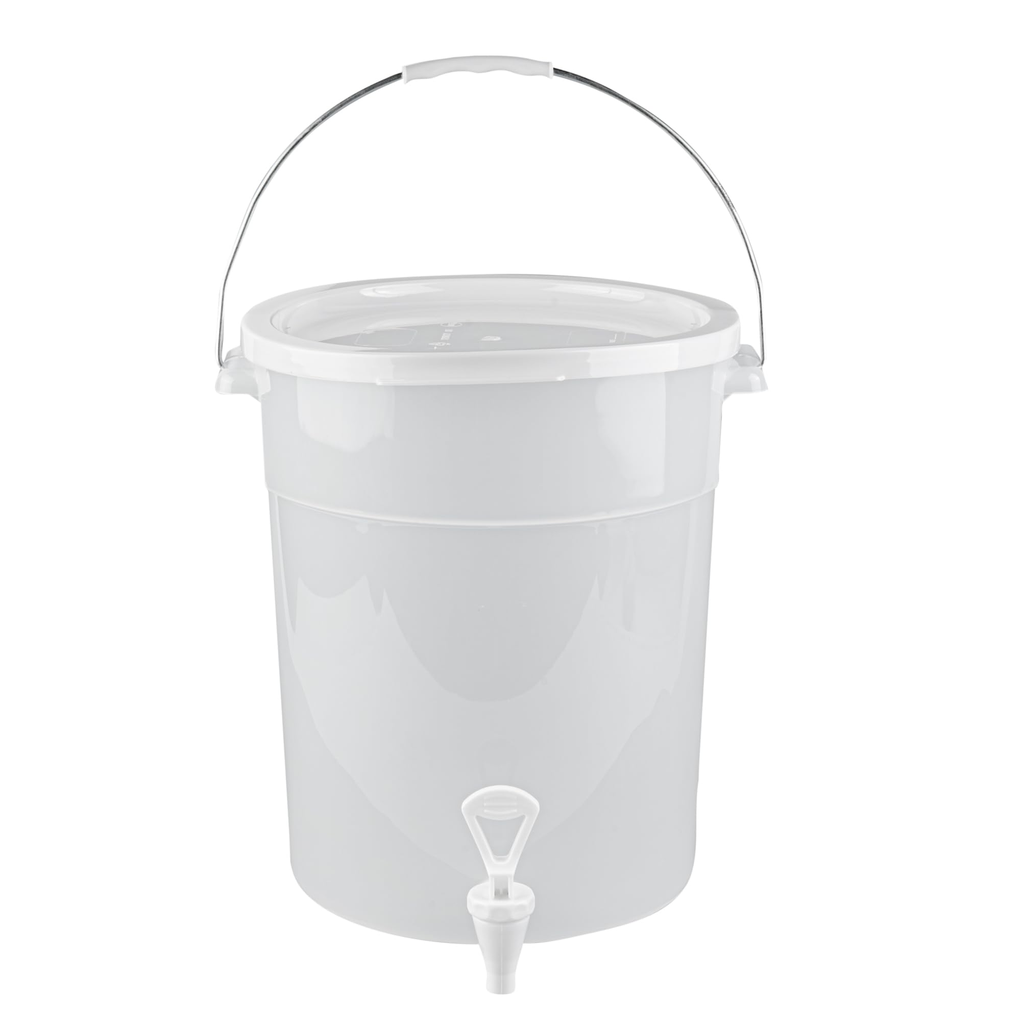 Restaurantware - Dispensador de bebidas Bev Tek de 6 galones, 1 dispensador de jugo lavable en lavavajillas, las bases se venden por separado, calcomanías incluidas, dispensador de bebidas de plástico