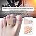 Welnove Toe Splints Straightener Toe Tape Bandages 10 Pcs Toe Brace Cushioned Correction for Crooked Hammer Toe Wraps