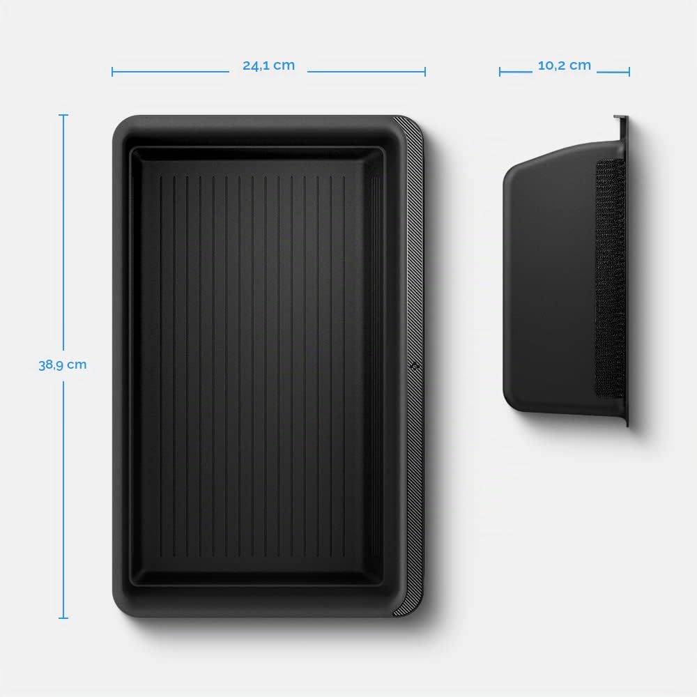 Spigen Organizador de caja de almacenamiento debajo del asiento (edición de carbono) diseñado para Tesla Model Y 2022-2021