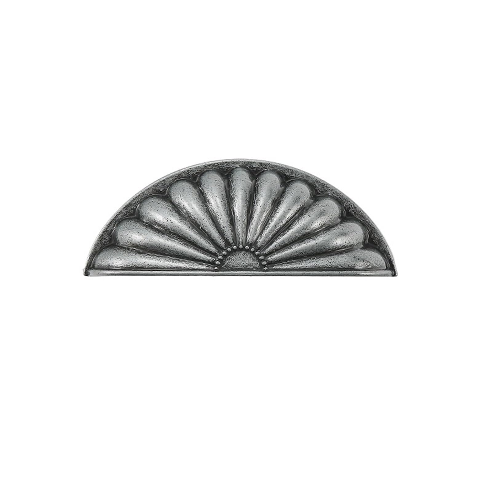 Fagoritime Color 2 Vintage Shell Cup Pull Handles, Shell Cup Handles Half Circle Cabinet Drawer Multicolor(Color 2)