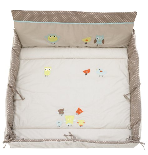 Alvi 615064166 Laufgittereinlage Plus 'Birds', beige