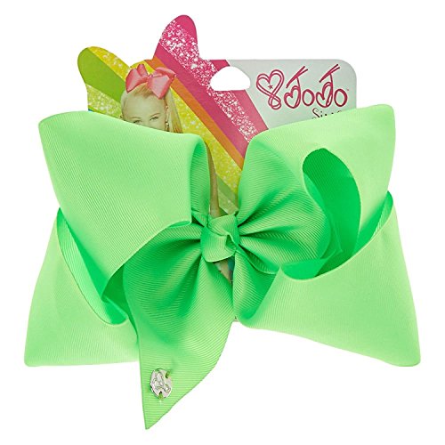 JoJo Siwa Large Hair Bow for Girl's, Neon Green