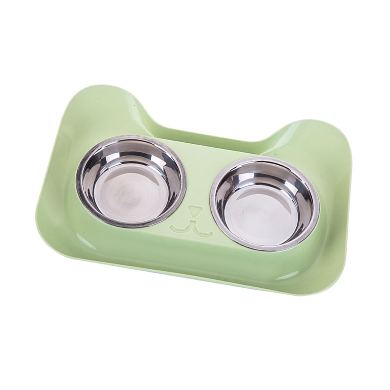 SUPVOX 2 Piezas Suministros De Mascotas Muelle Flotante Tortuga Sombrero De para Perros Cuenco para Mascotas Letra Una Decoración De Mesa Acero Inoxidable Tazón De Comida