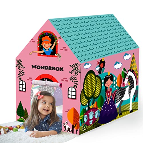 WONDRBOX Princess Unicorn Doll Play Tent - Image 4