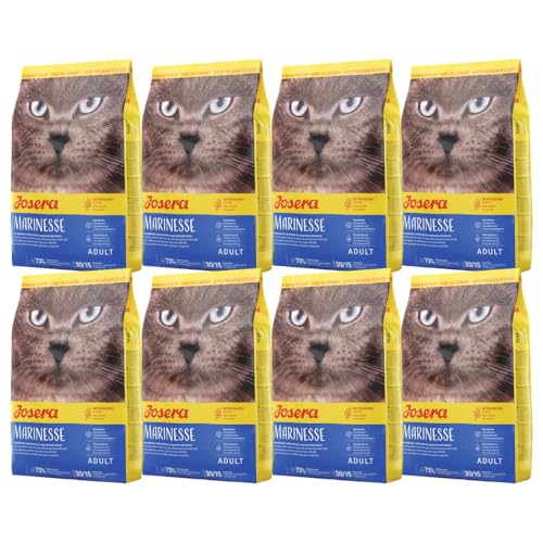 JOSERA Marinesse (3 x 400 g) Lachs, Kartoffel und Erbse als ausgesuchte Proteinquelle für anspruchtsvolle Katzen hypoallergenes Katzenfutter Super Premium Trockenfutter 3er Pack