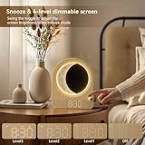 blonbar Sunrise Alarm Clock, Wake-up Light,Touch Lamp Night Light with Meteor Light, Stepless Dimmable Bedside Lamp, 10 Natural Sounds,Suitable for Family, Friends, and Children - Image 7