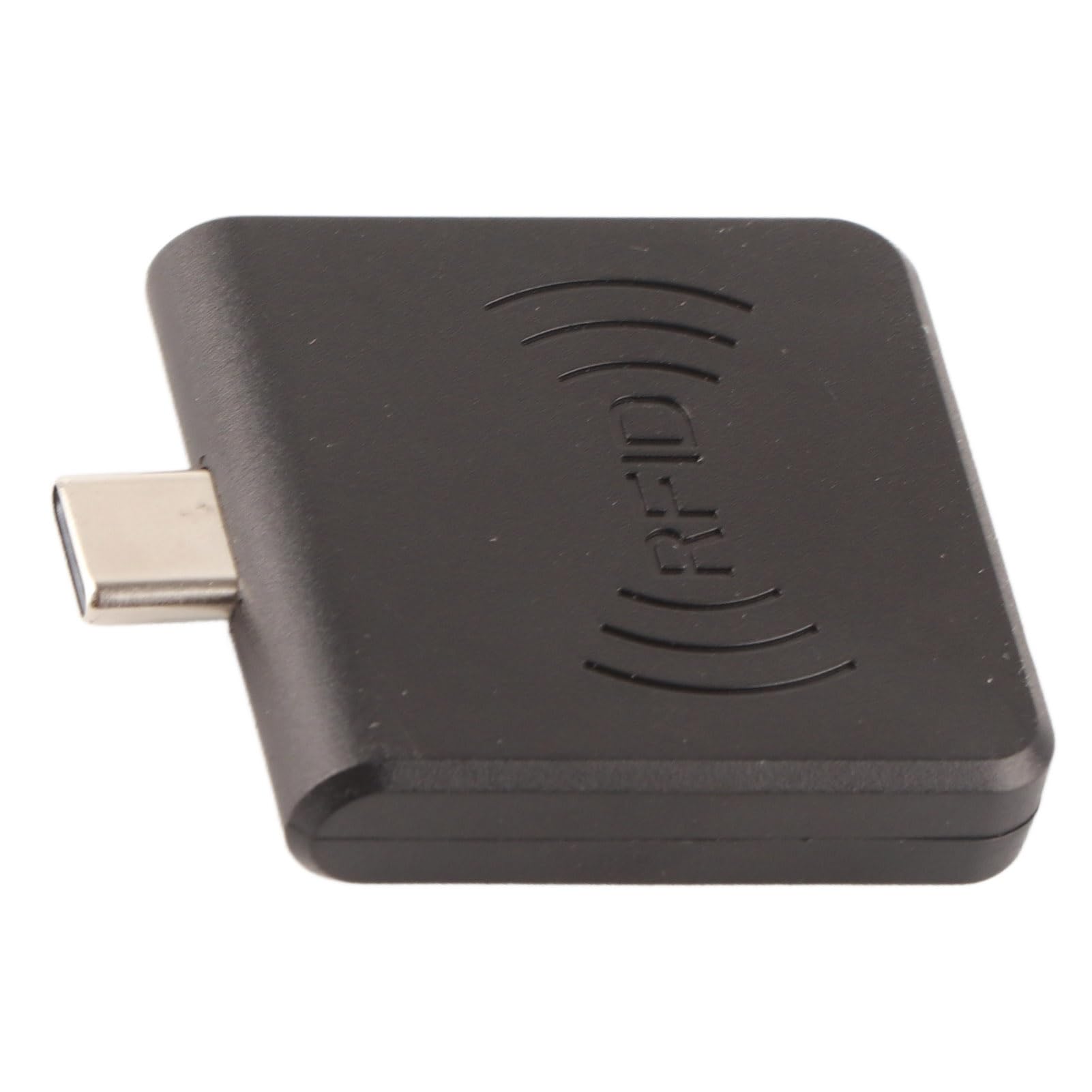 Lector de Tarjetas Portátil USB, Teléfono Móvil OTG Interfaz Micro USB UHF RFID Escritor de Mano para Computadora (Negro)