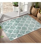 Lahome Moroccan Washable Kitchen Rug - 2x3 Small Non-Slip Entry Rugs Door Mat Indoor Entrance Sof...