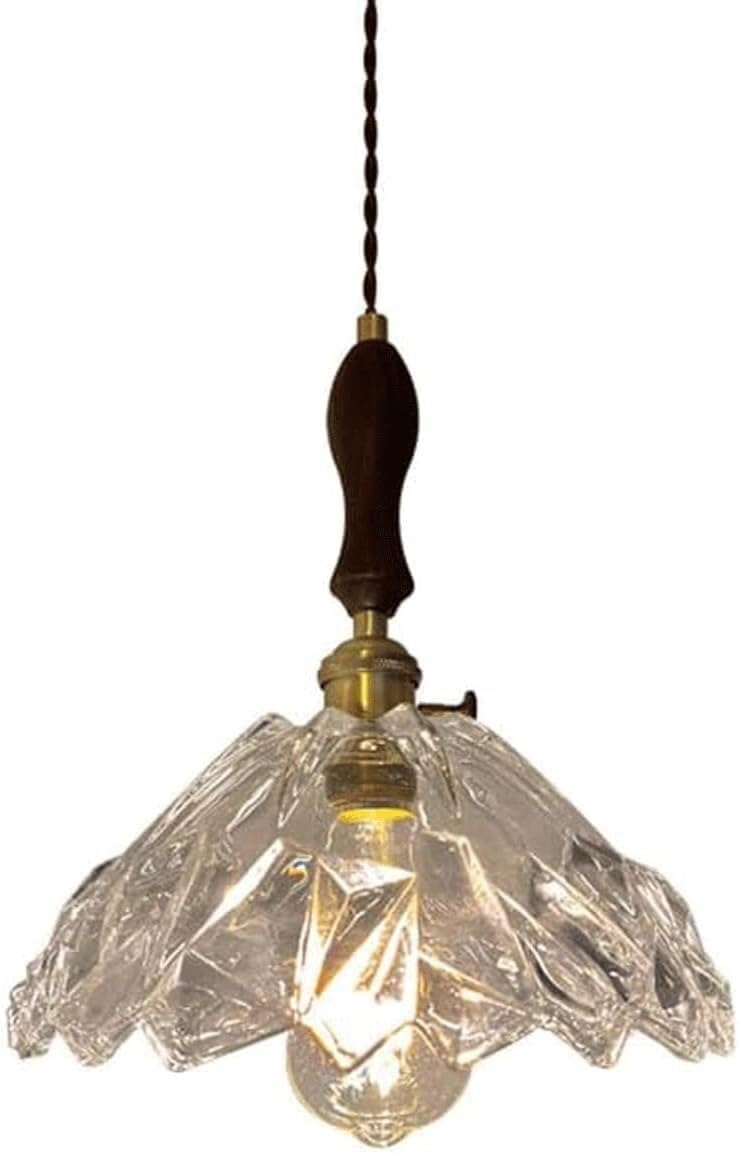 Suspension à tête unique E27 luminaire de plafond pastoral français