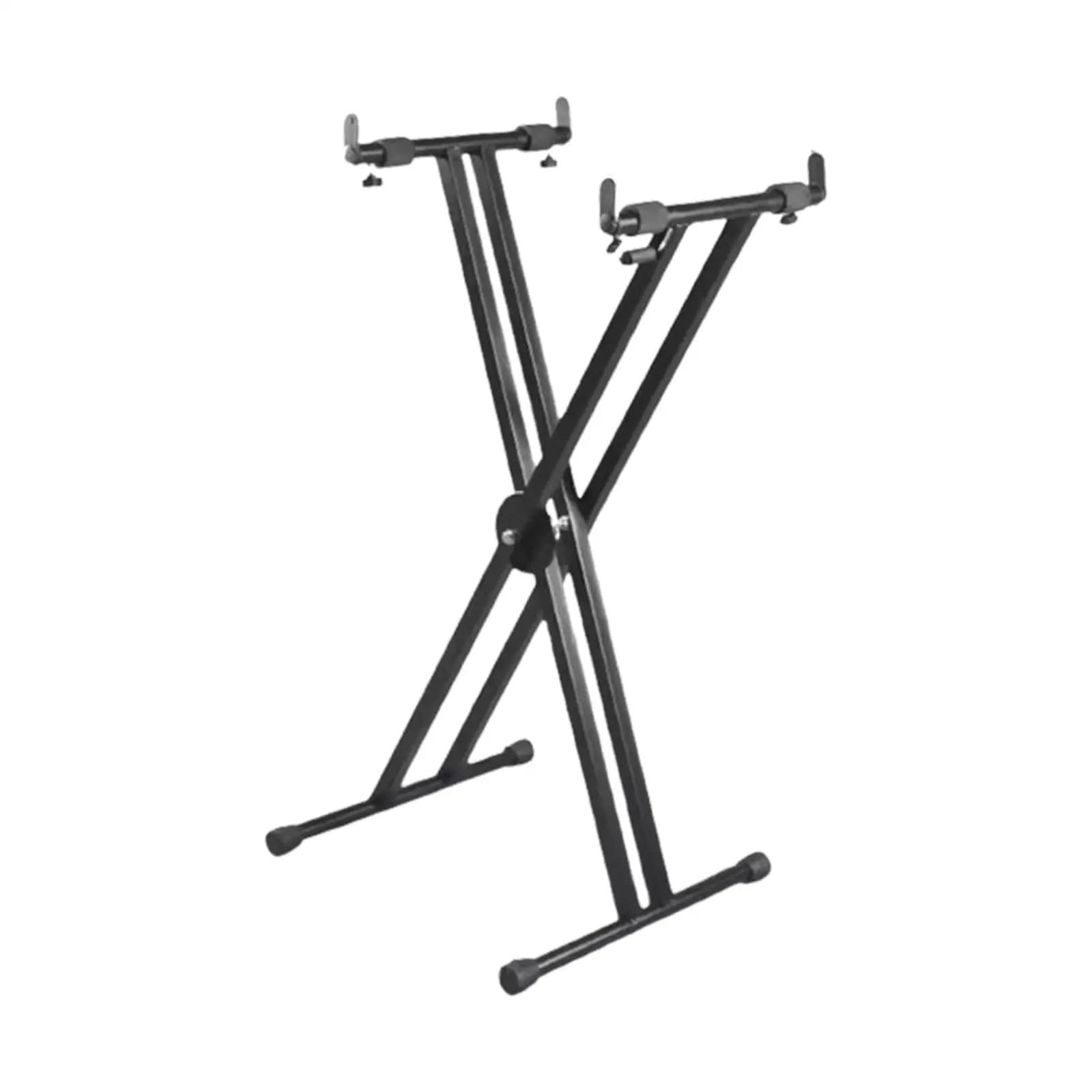 Zymjzbetic Black Keyboard Stand Piano Keyboard Stand Portable