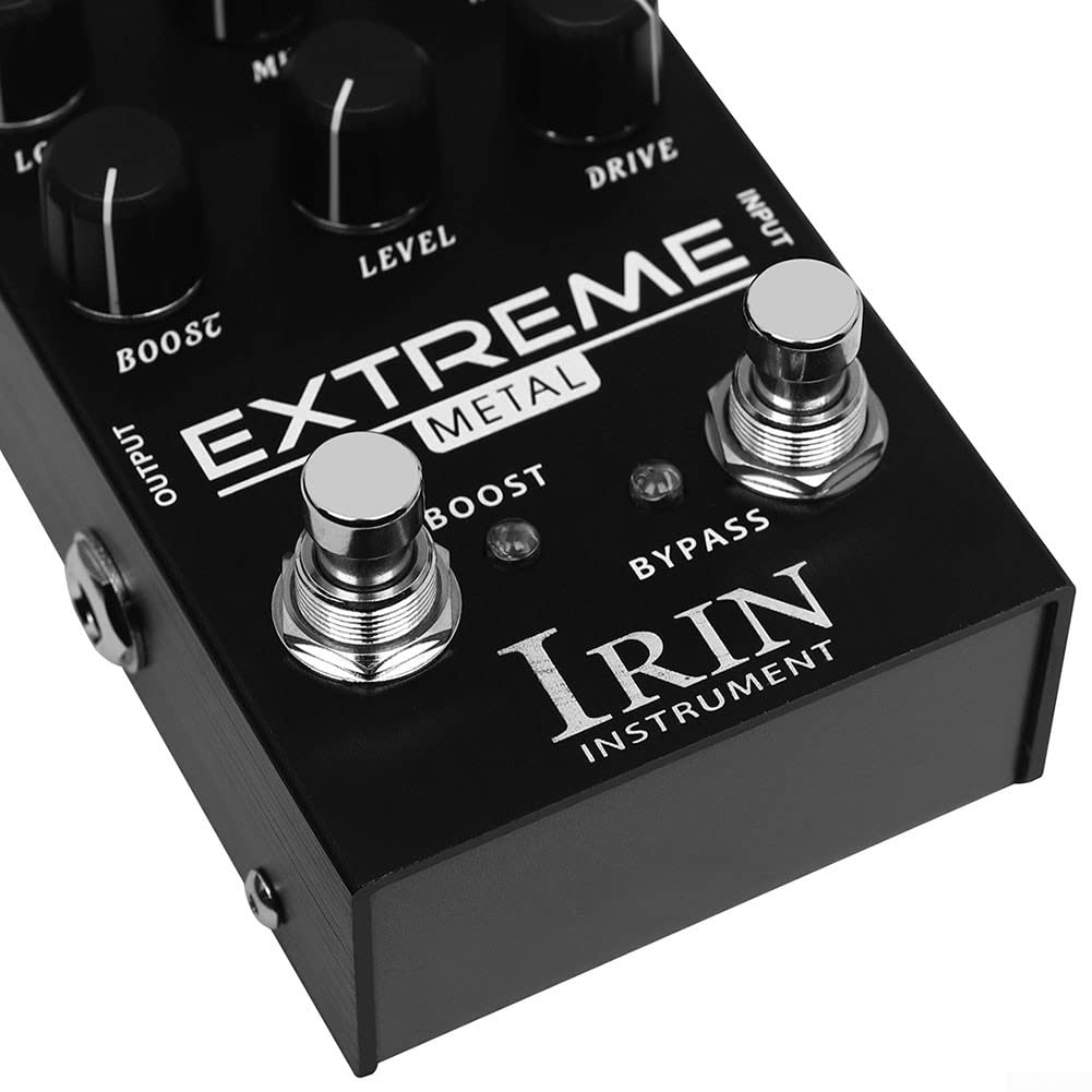 IRIN Overdrive Distortion Distortion - Pedale per effetti per chitarra, Dispositivo per effetti Eq a dieci segmenti per chitarra elettrica, A
