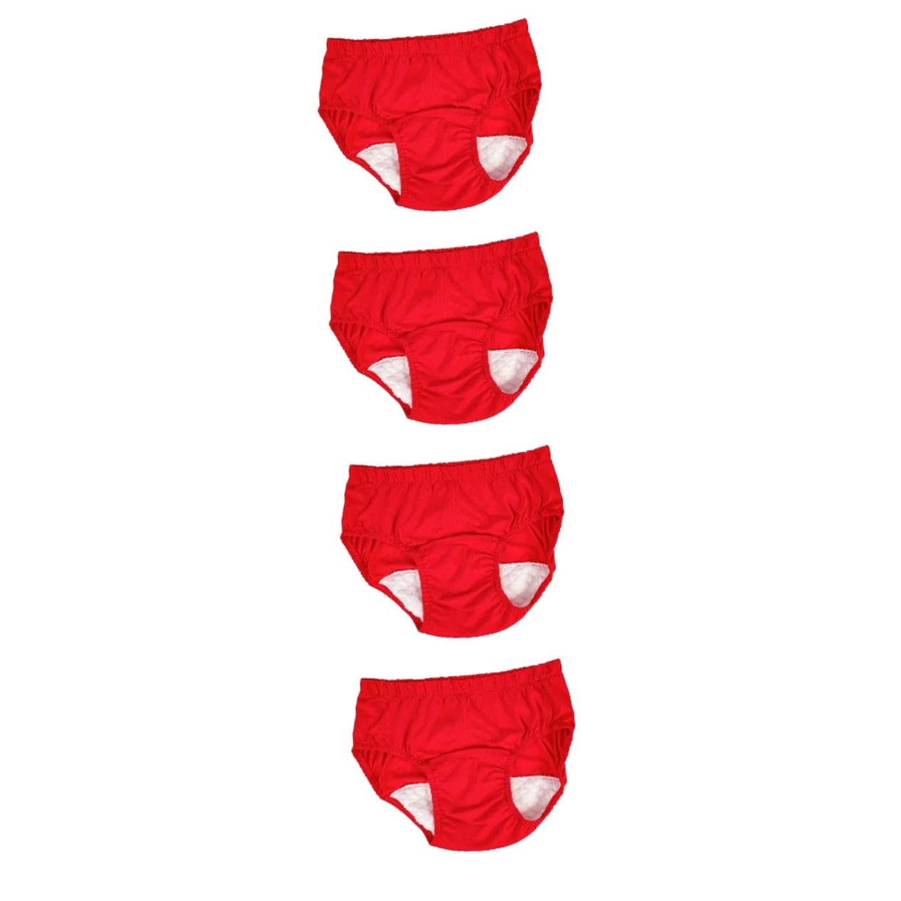 minkissy 4 Uds Bragas Urinarias Para Personas Mayores Discapacitadas Accesorios Aire Pantalones Convenientes Rojos
