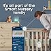 Babysense Dreamer 2.0 Baby Sound Machine with Night Light | 2nd Gen | 28 Soothing Sounds | Toddler Sleep Trainer | App-Controlled White Noise Machine | Sleep Timer | 2.4GHz WiFi | US Only