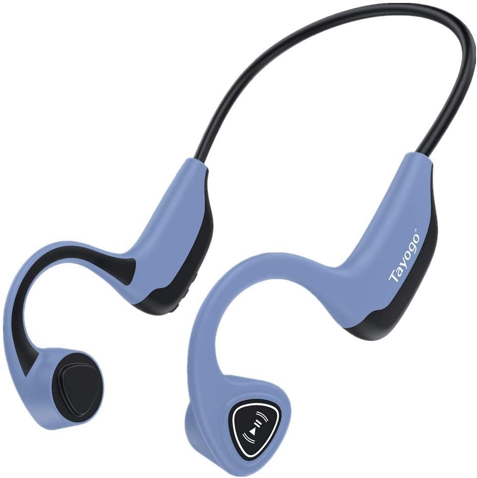 Tayogo S5 Knochenschall Kopfhörer Wireless IP55, Bone Conduction Bluetooth Kabellos Sport
