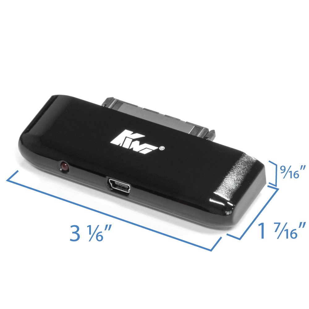 Kingwin USB 2.0 to SSD/SATA Adapter for 2.5 Inch Hard Drives. Support all 2.5” SSD & SATA Types Of Drives. Hot Plug and Play.Perfect Solution for Easily Access, Back Up Your Data & Transfer Your Files
