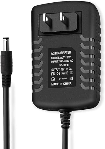 Miniatura 1 de Adaptador de fuente de alimentación DC 12V 2A Adaptador de CA de 24 W 100-240V 50-60Hz a CC 12V 2A Adaptador de corriente Transformador con enchufe