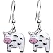 Body Candy Moo Moo Cow Earrings