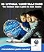 JOWHOL 8'' Illuminated World Globe with Constellation Night Light, Educational Light Up Globe for Kids & Adults, Earth Geography Learning Globes, Desk Home Office Classroom Decor & Gift, 11.5'' Tall