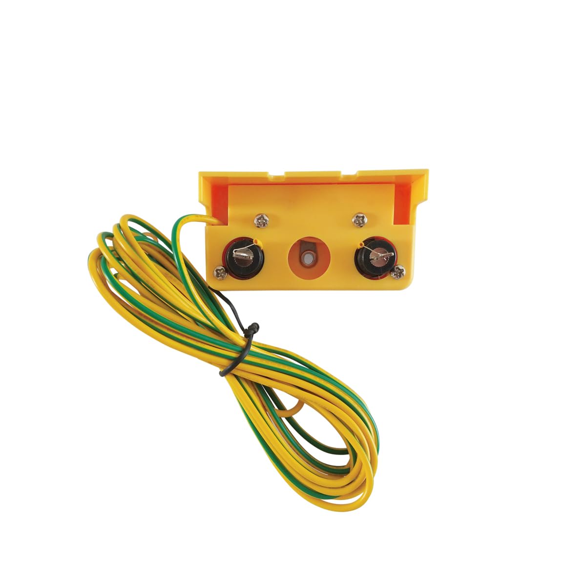 BERNSTEIN ESD Grounding Block 1 x 10 mm Push Buttons and 2 x 4 mm Banana Plug Socket 3 x 1 MOhm Connection - Image 2
