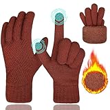 Gants tactiles sensibles à 3 doigts : trois doigts (pouce, index, majeur) sont équipés d'un écran tactile en fil conducteur sensible, qui peut directement vous permettre d'utiliser des smartphones, un appareil GPS, une tablette ou d'autres appareils à écran tactile sans enlever les gants d'hiver.