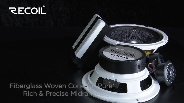 RECOIL RMM65 Echo Plus Series 6.5-Inch Car Audio Component Speaker