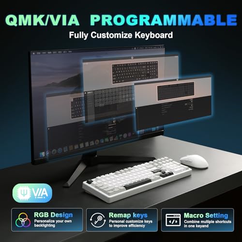 YUNZII AL98 QMK/VIA ワイヤレス メカニカルゲーミングキーボード の商品画像 3