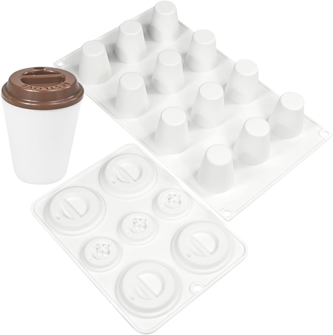 mostsom Cylinder Cup Shape Mousse Cake Mold For Making Chocolate Muffin Ice Shot Glass Mould Kitchen Baking Tool (A_ Small Cup)