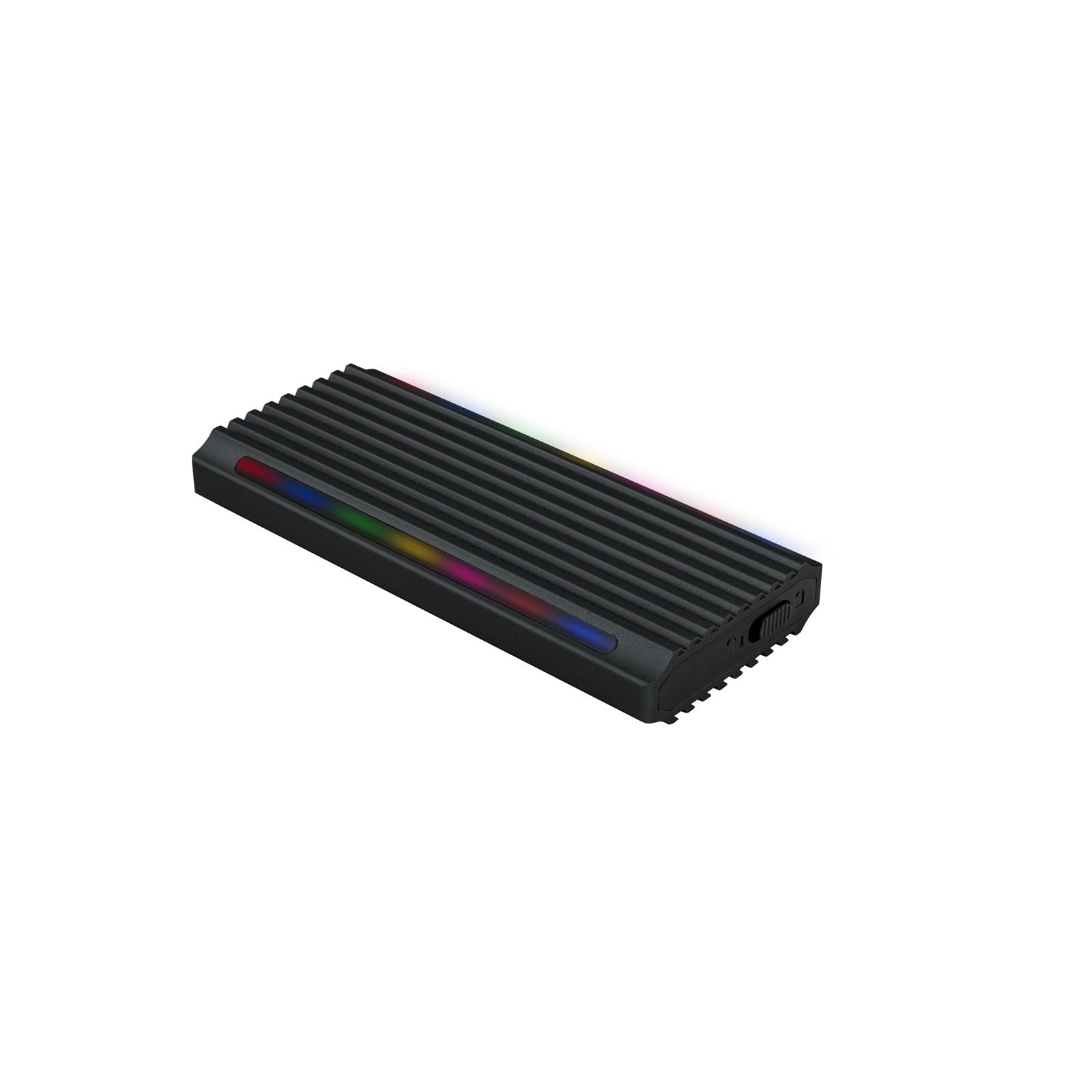 Boîtier M.2 NVMe NGFF USB 3.1 Gen 2 Type C avec éclairage RVB Blendend