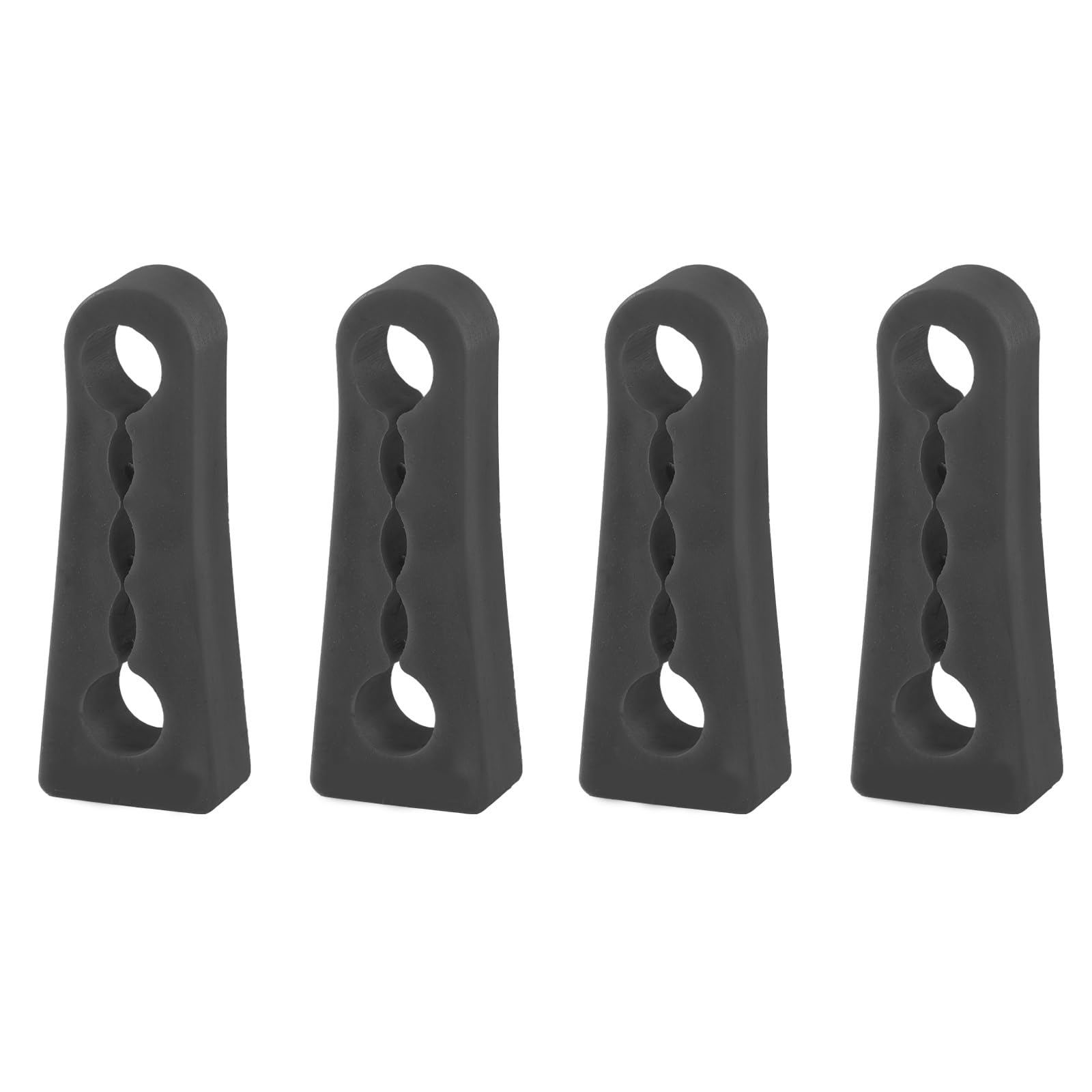 Kimpz Black Car Door Lock Sound Deadener Damper Buffer For Mitsubishi L200 For Mirage For Delica For Attrage