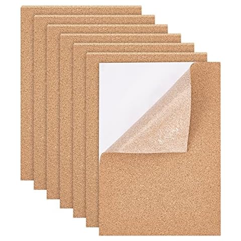 BENECREAT Self-Adhesive Cork Sheets for Crafts Cover