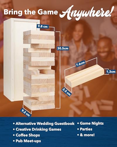 Juego de Apilar Bloques de Madera para Adultos miniatura 6