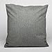 BURRITO BLANCO Housse de Coussin, Polyester, Gris, 45 x 45 cm