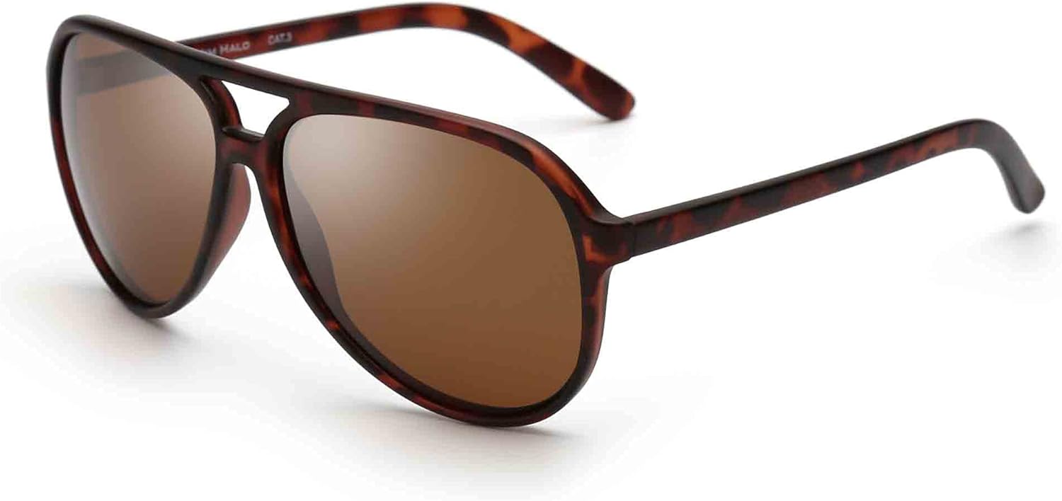 JIM HALO Poliarizuoti aviatoriai Akiniai nuo saulės Vyrai Moterys Negabaritiniai plastikiniai vairavimo akiniai