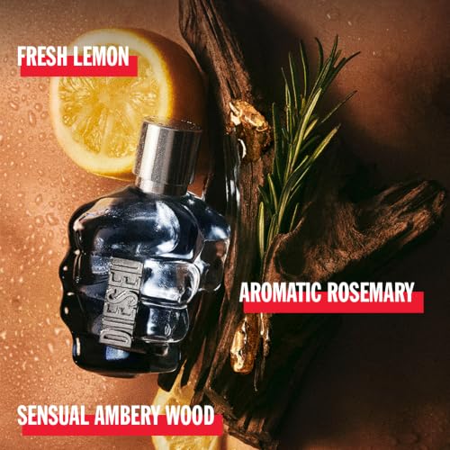 Diesel Only The Brave Eau de Toilette, Iconic Citrus Woody Men's Aftershave with Fresh Lemon, Energising Mandarin, Bold Leather and Cedar Wood, Masculine Fragrance for Leaders - Image 4