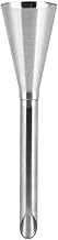Piping Nozzles, Metal Piping Tip Pastry Filler Injector Stainless Steel Long Puff Cream Icing Piping Nozzle Frosting Tips for Filling Donuts Cupcakes
