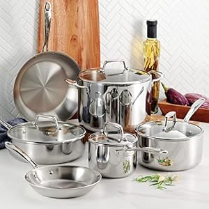   Tramontina-Tri-Ply-Clad-Stainless-Steel-10-Piece-Cookware-Set-with-Glass-Lids-Pots-and-Pans-Kitchen-Set-Induction-Ready-Dishwasher-Safe-NSF-Certified-Made-in-Brazil