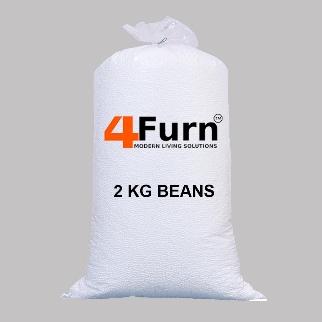 Bean Bag Refill Beans, Polystyrene Filling, High Density, A Grade Quality, Long Lasting and Durable Beans (2 KG)-image-39