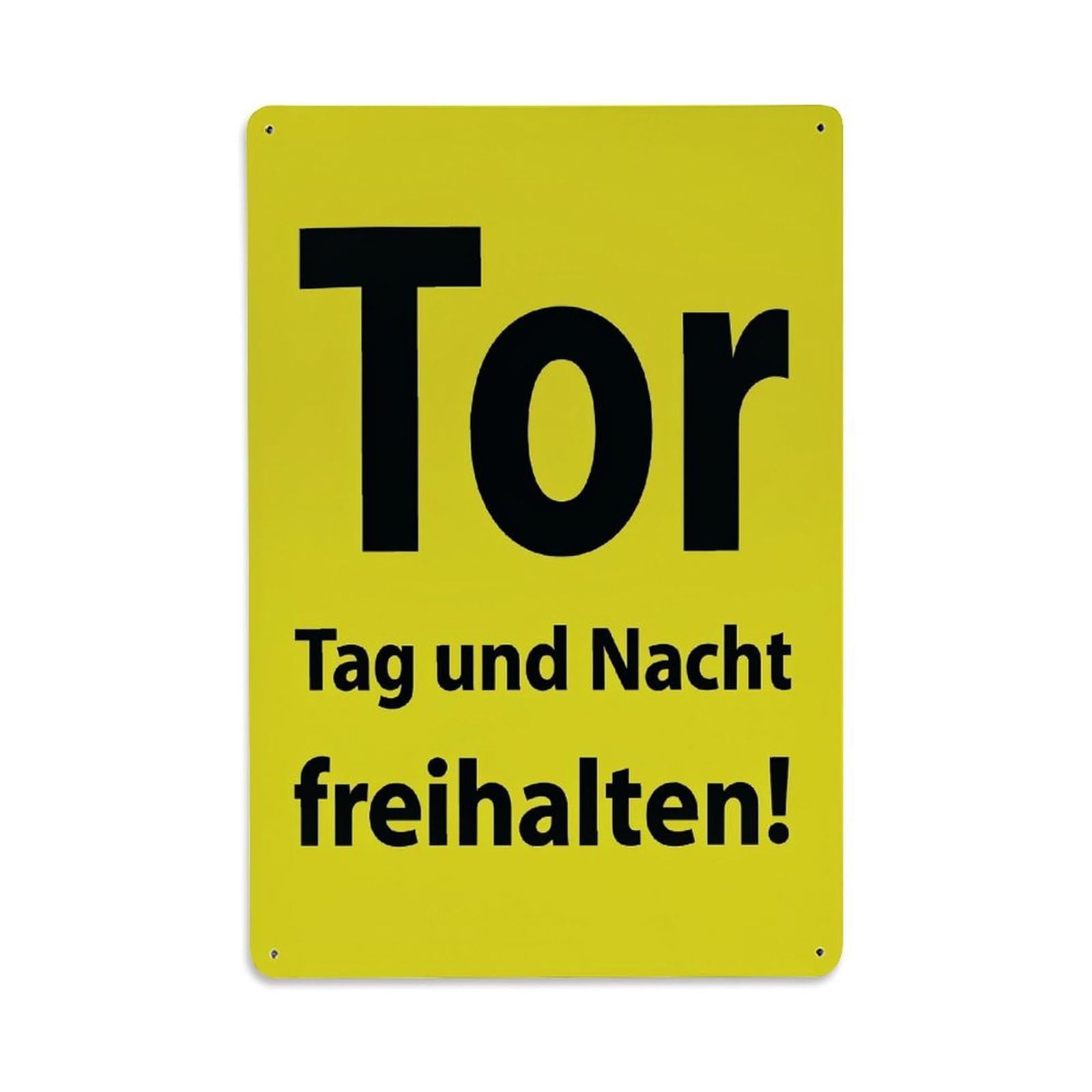 Jdfenggu Vintage Tor Tag Und Nacht Freihalten Retro Metal Tin Sign, Decor Art Poster For Bar, Home, Man Cave, Kitchen, Laundry Room Gift 8X12inch