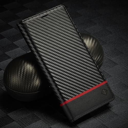 Étui iPhone 15 Pro Max portefeuille clapet protection cuir noir