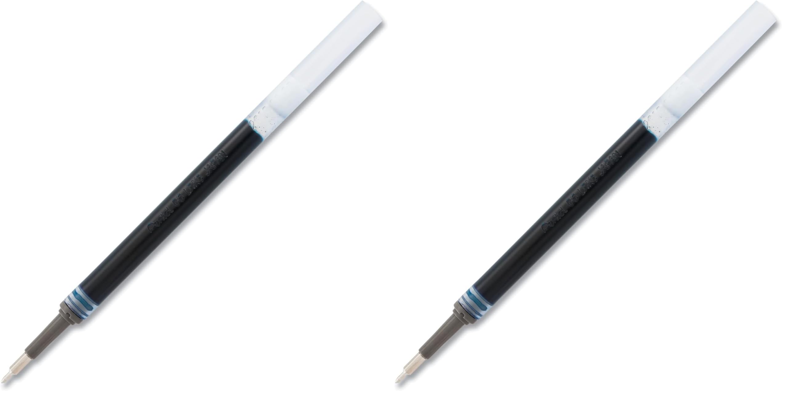 Pentel Refill Ink for EnerGel Liquid Gel Pen, 0.5mm, Needle Tip, Blue Ink, 2-Pack (LRN5-C)